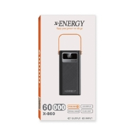 تصویر  پاوربانک ایکس انرژی مدل X-860 ظرفیت ۶۰۰۰۰ میلی آمپر ساعت