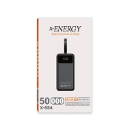 تصویر  پاور بانک 22.5 وات ایکس انرژی مدل X-854 ظرفیت 50000 میلی آمپر ساعت 