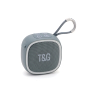 تصویر  اسپیکر بلوتوثی مکعبی چراغدار برند T&G مدل 159