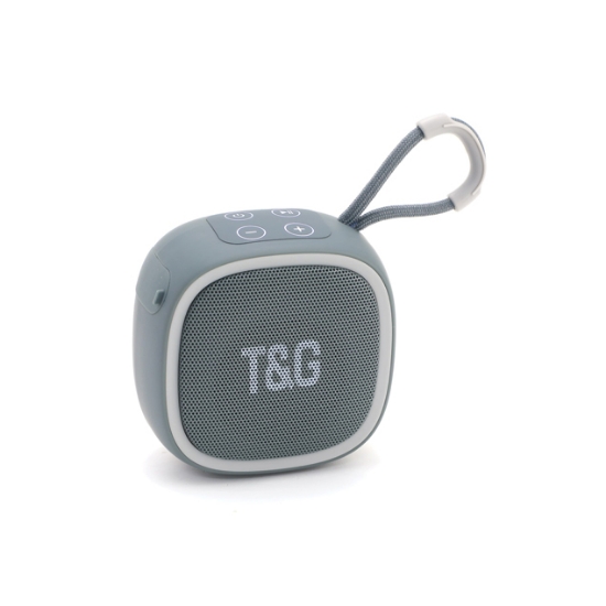 تصویر  اسپیکر بلوتوثی مکعبی چراغدار برند T&G مدل 159