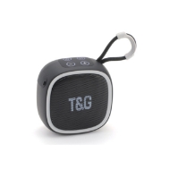 تصویر  اسپیکر بلوتوثی مکعبی چراغدار برند T&G مدل 159