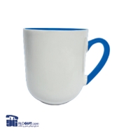 تصویر  ماگ  سرامیکی دسته و داخل رنگی