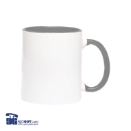 تصویر  ماگ  سرامیکی سفید داخل رنگی 