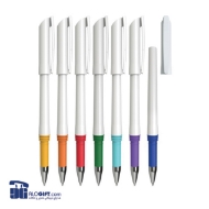 تصویر  خودکار پلاستیکی سرپیچ نقره ای 