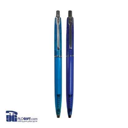 تصویر  خودکار پلاستیکی فشاری باریک  طرح سناتور 