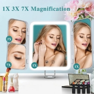 تصویر  آینه آرایشی مسافرتی مدل شارژی برند هیوندایی