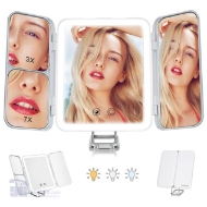 تصویر  آینه آرایشی مسافرتی مدل شارژی برند هیوندایی