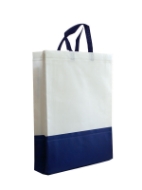 تصویر  ساک دستی تبلیغاتی پارچه ای عمودی ۱۰×۴۰×۳۰ سانتی متر باکس بگ دو تکه