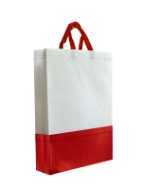 تصویر  ساک دستی تبلیغاتی پارچه ای عمودی ۱۰×۴۰×۳۰ سانتی متر باکس بگ دو تکه