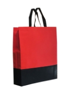 تصویر  ساک دستی تبلیغاتی پارچه ای عمودی 410×45×40 سانتی متر دو تکه