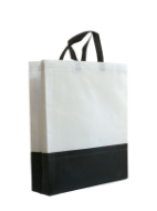 تصویر  ساک دستی تبلیغاتی پارچه ای عمودی 410×45×40 سانتی متر دو تکه