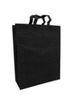 تصویر  ساک دستی تبلیغاتی پارچه ای عمودی ۱۰×۴۵×۴۰ سانتی متر باکس بگ طرح مشبک