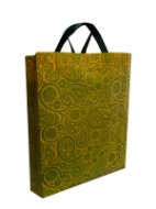 تصویر  ساک دستی تبلیغاتی پارچه ای عمودی ۱۰×۴۵×۴۰ سانتی متر باکس بگ طرح بته جقه