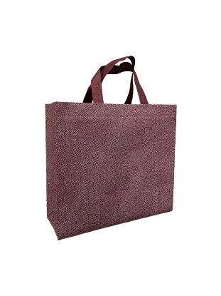 تصویر  ساک دستی تبلیغاتی پارچه ای مربعی ۱۰×۲۷×۳۰ سانتی متر باکس بگ طرح کجراه