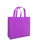 تصویر  ساک دستی تبلیغاتی پارچه ای مربعی ۱۰×۲۷×۳۰ سانتی متر باکس بگ طرح بته جقه