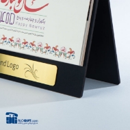 تصویر  تقويم روميزي پايه MDF مدل ماكان