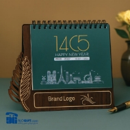 تصویر  تقويم روميزي پايه MDF مدل سرو