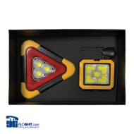 تصویر  ست ابزار چراغ خطر و جعبه ابزار سولار 