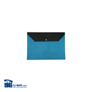 تصویر  پوشه A5 دکمه دار دو رنگ