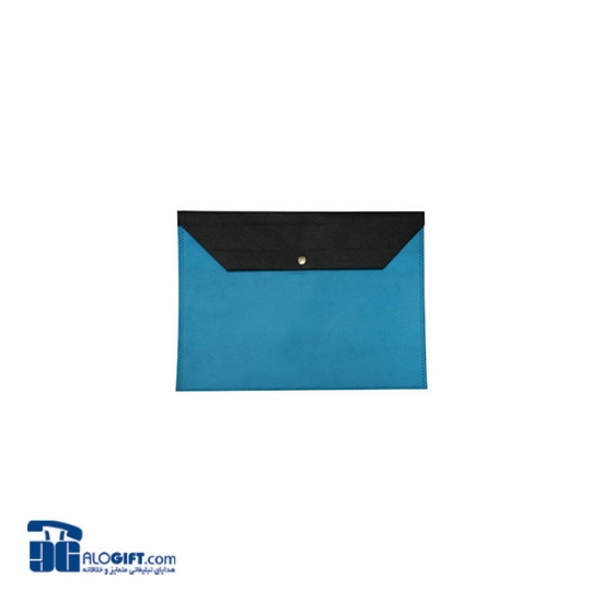 تصویر  پوشه A5 دکمه دار دو رنگ