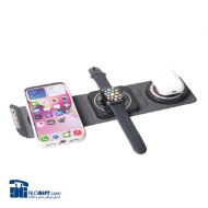 تصویر  شارژر وایرلس 3کاره مدل جیبی