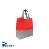 تصویر  ساک دستی تبلیغاتی پارچه ای عمودی ۱۰×۳۰×۲۵ سانتی متر باکس بگ دو تکه دکمه دار