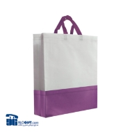 تصویر  ساک دستی تبلیغاتی پارچه ای عمودی 40x45x10  سانتی متر دو تکه