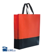 تصویر  ساک دستی تبلیغاتی پارچه ای عمودی 40x45x10  سانتی متر دو تکه