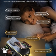 تصویر  شارژر وایرلس ساعت دار هوشمند برند MOMENT