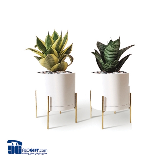 تصویر  سانسوریابا گلدان پایه فلزی تبلیغاتی